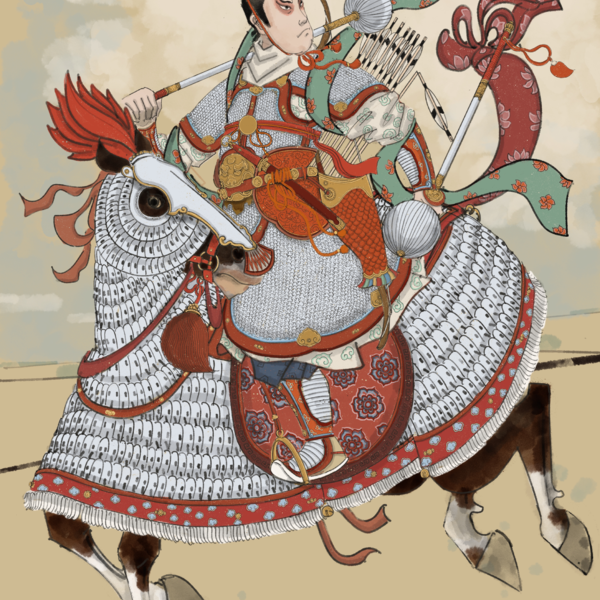 大明边军持矛士 - 冯子建的作品 | artand - 与艺术家面对面的在线