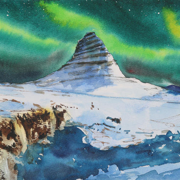 胡敬松-雪山和极光