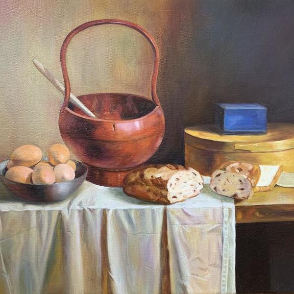 老铜壶 - 何丹的作品 | artand - 与艺术家面对面的在线画廊