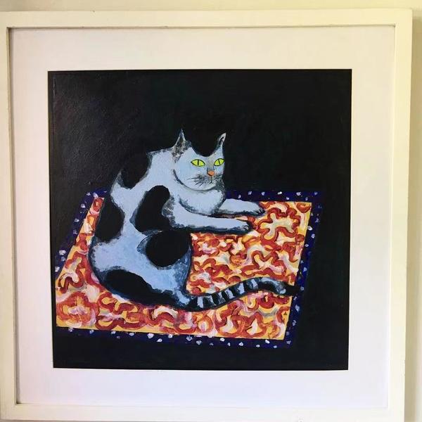 桃色萌狗 - 张丽娟的作品 | artand - 与艺术家面对面的在线画廊