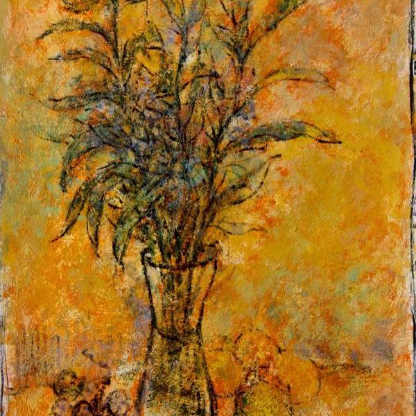 解磊-花瓶中的富贵竹