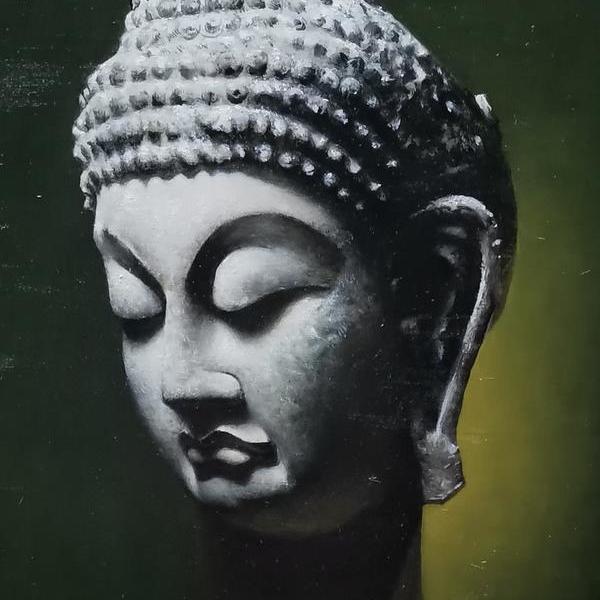 梁伟东-龙门石窟佛首像