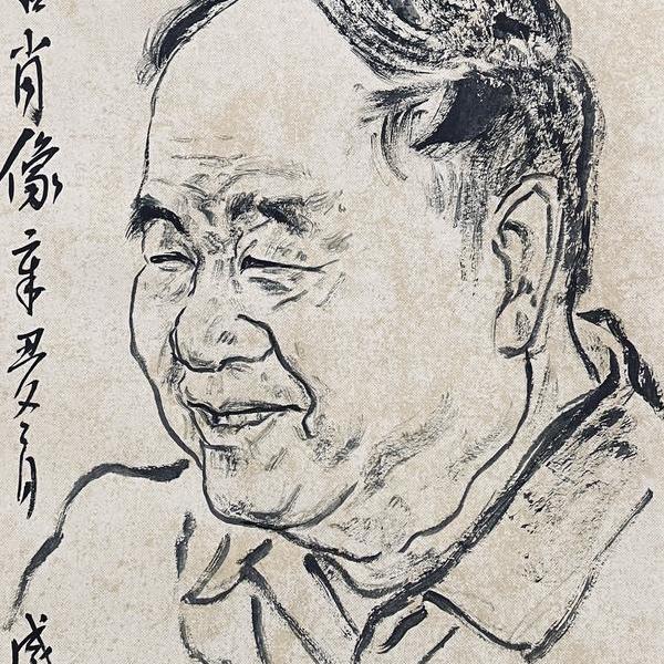 秦成真-莫言肖像